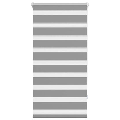 Zebra-Rollo 80,9 x 150 cm, Stoffbreite 76,7 cm, grau