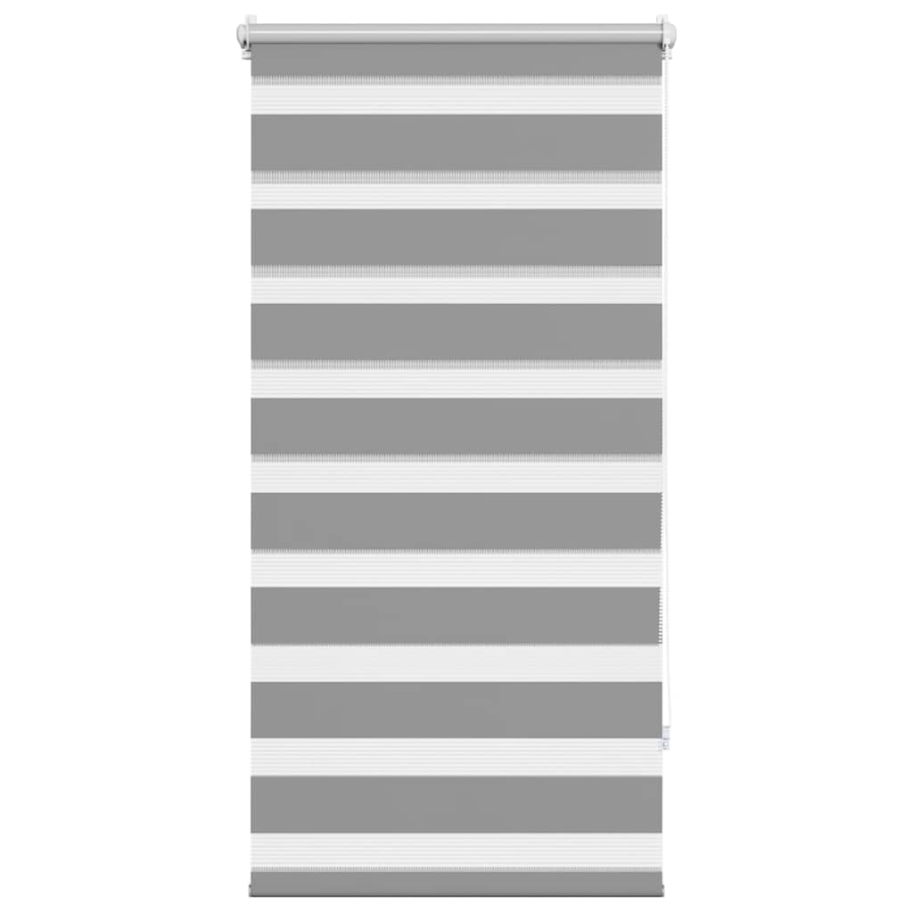 Zebra-Rollo 80,9 x 150 cm, Stoffbreite 76,7 cm, grau
