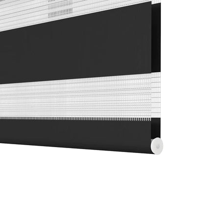 Zebra-Rollo 80,9 x 150 cm, Stoffbreite 76,7 cm, schwarz
