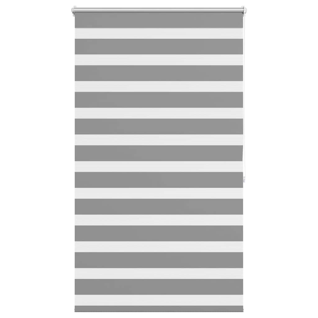 Zebra-Rollo 80,9 x 175 cm, Stoffbreite 76,7 cm, grau