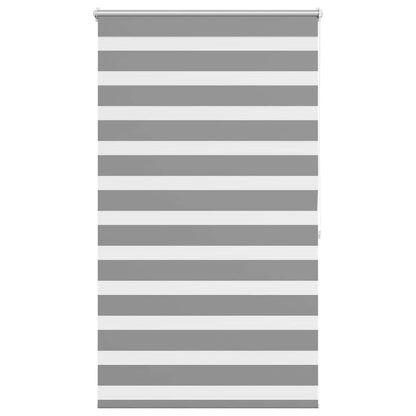Zebra-Rollo 80,9 x 175 cm, Stoffbreite 76,7 cm, grau