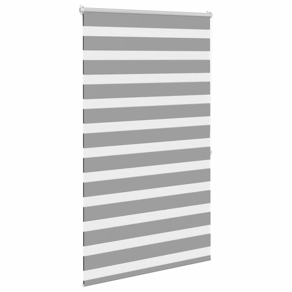 Zebra-Rollo 80,9 x 175 cm, Stoffbreite 76,7 cm, grau