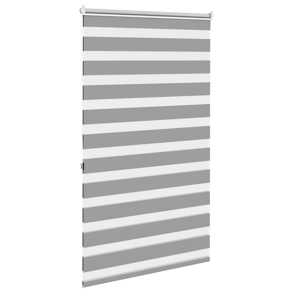 Zebra-Rollo 80,9 x 175 cm, Stoffbreite 76,7 cm, grau