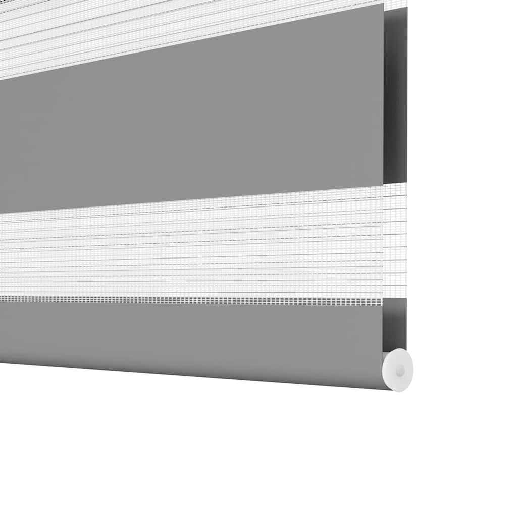 Zebra-Rollo 80,9 x 175 cm, Stoffbreite 76,7 cm, grau