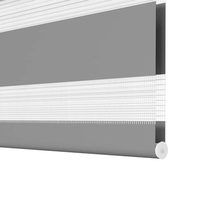 Zebra-Rollo 100,9 x 175 cm, Stoffbreite 96,7 cm, grau