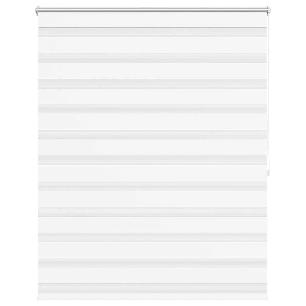 Zebra-Rollo 120,9 x 175 cm, Stoffbreite 116,7 cm, Weiß