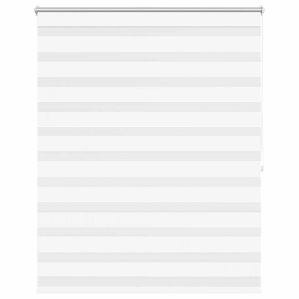 Zebra-Rollo 120,9 x 175 cm, Stoffbreite 116,7 cm, Weiß