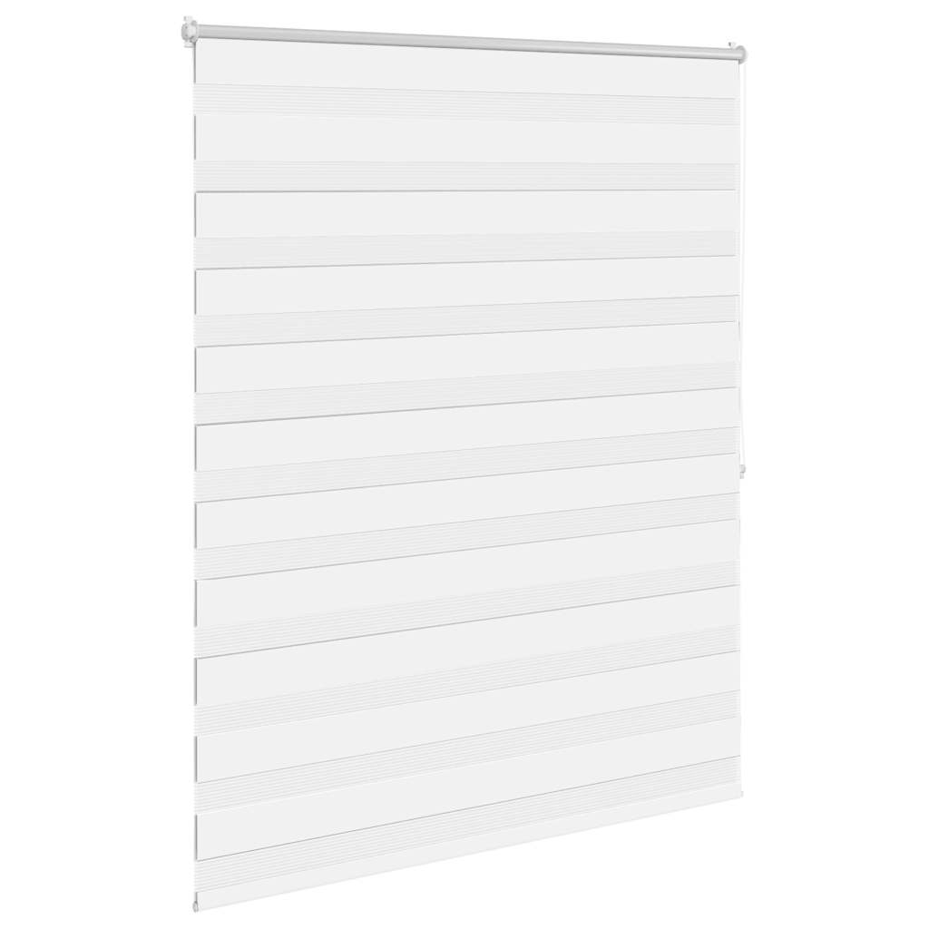 Zebra-Rollo 120,9 x 175 cm, Stoffbreite 116,7 cm, Weiß