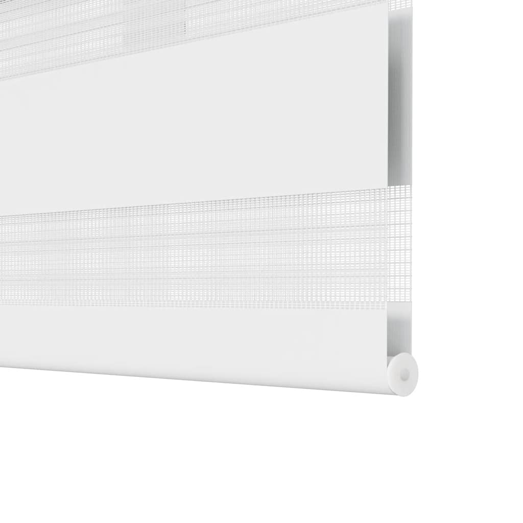 Zebra-Rollo 120,9 x 175 cm, Stoffbreite 116,7 cm, Weiß