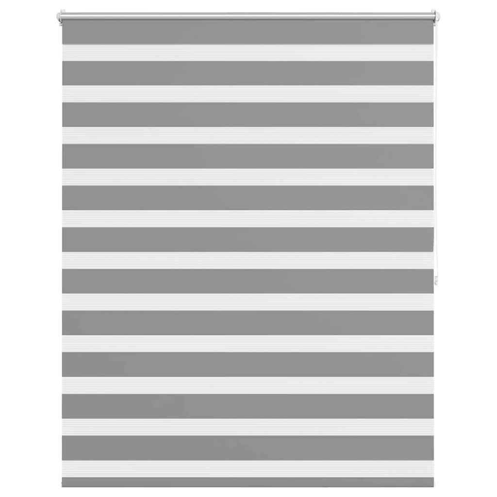 Zebra-Rollo 120,9 x 175 cm, Stoffbreite 116,7 cm, grau
