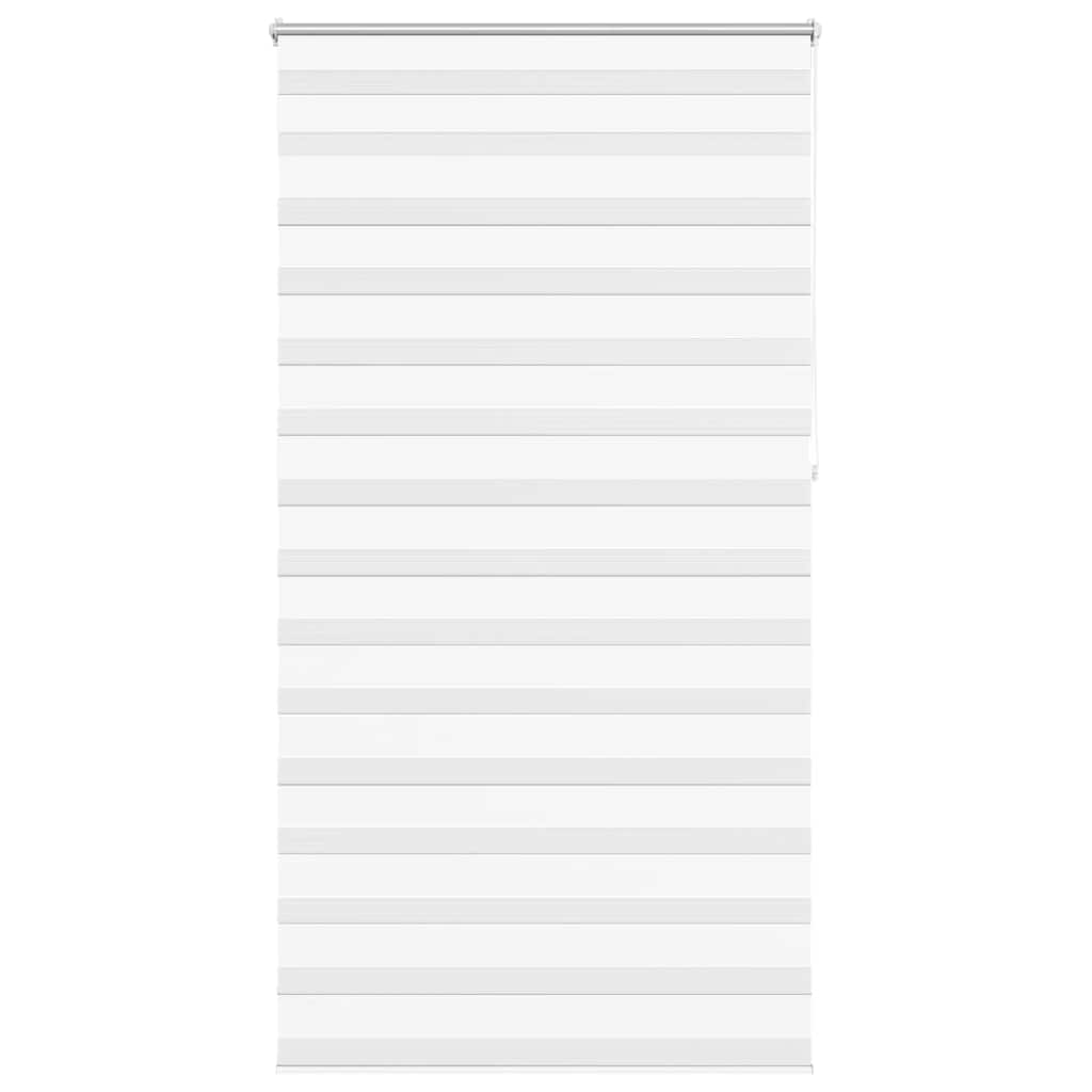 Zebra-Rollo 120,9 x 230 cm, Stoffbreite 116,7 cm, Weiß