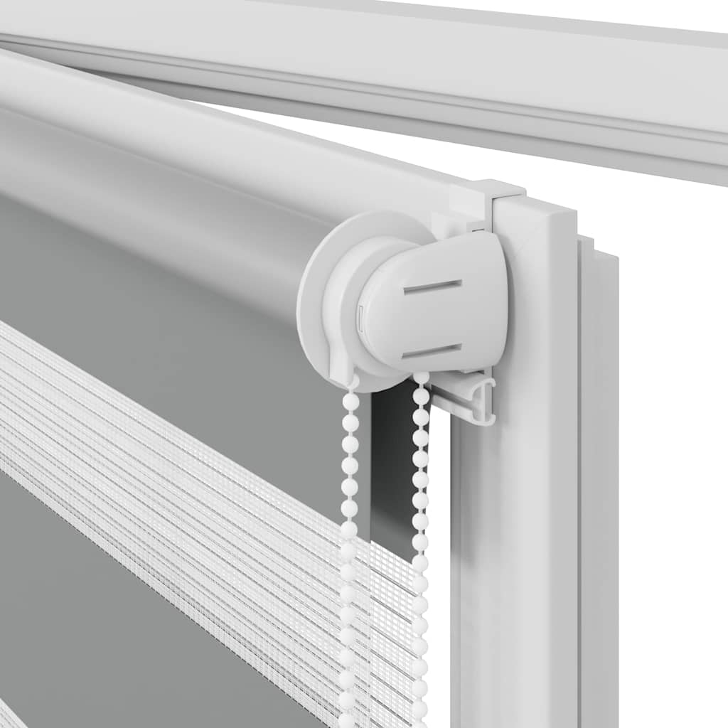 Zebra-Rollo 120,9 x 230 cm, Stoffbreite 116,7 cm, grau