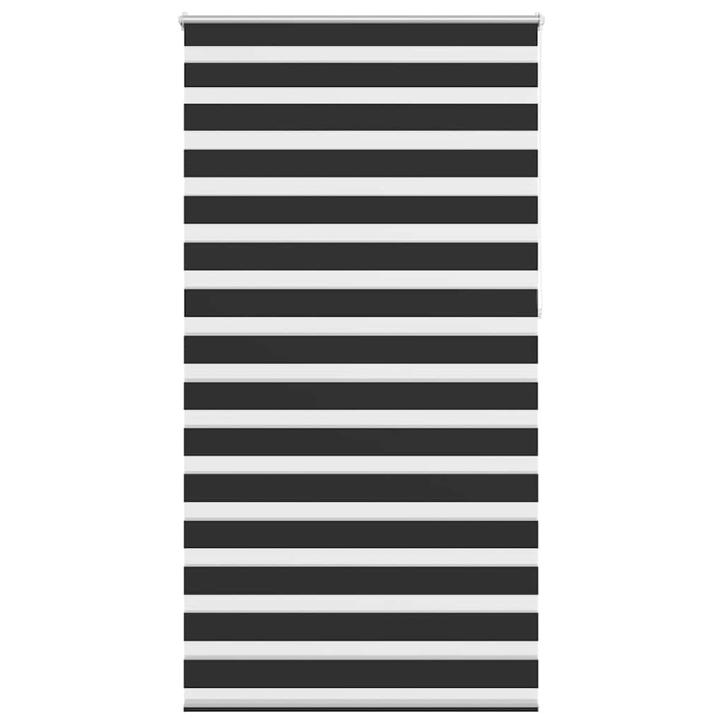 Zebra-Rollo 120,9 x 230 cm, Stoffbreite 116,7 cm, schwarz