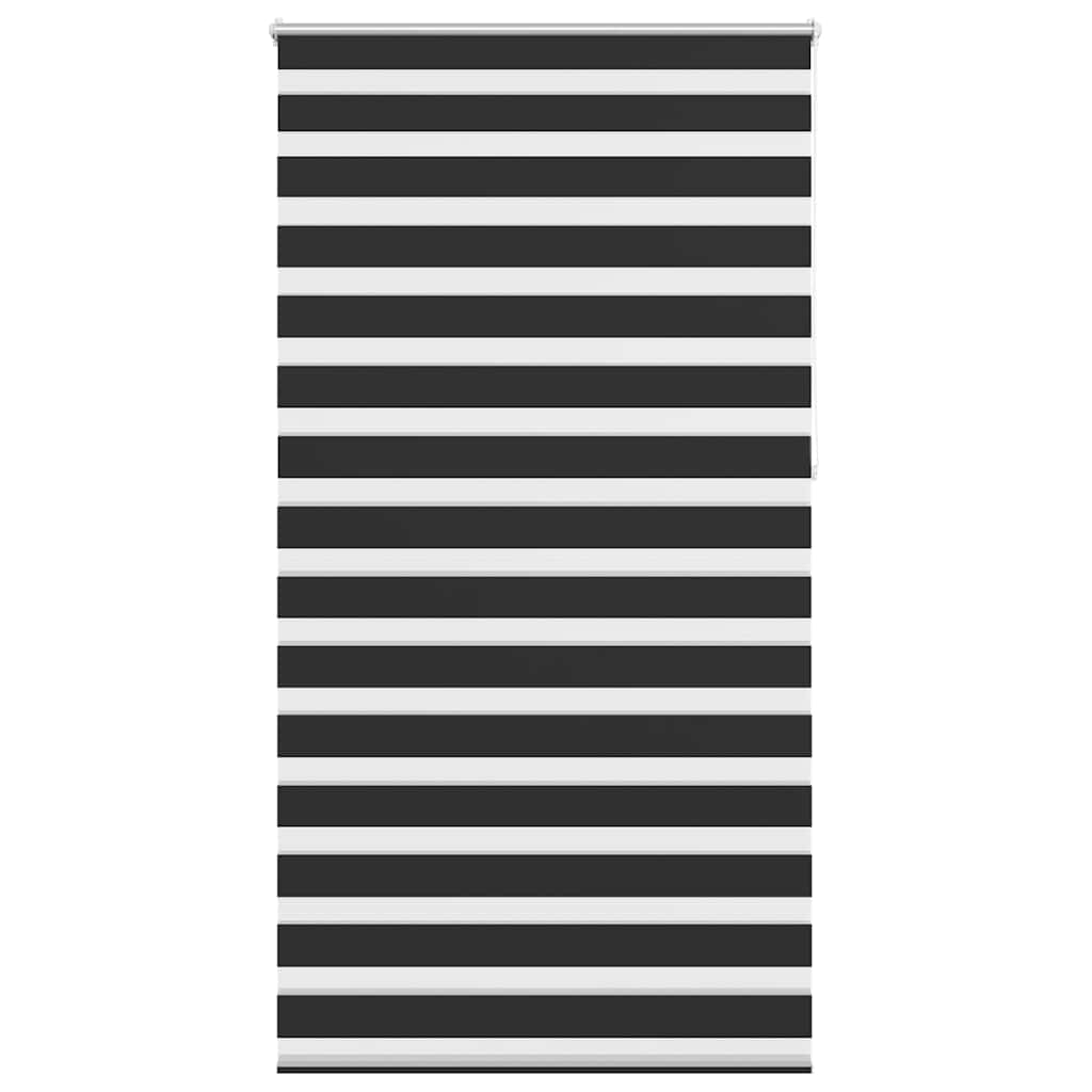 Zebra-Rollo 120,9 x 230 cm, Stoffbreite 116,7 cm, schwarz