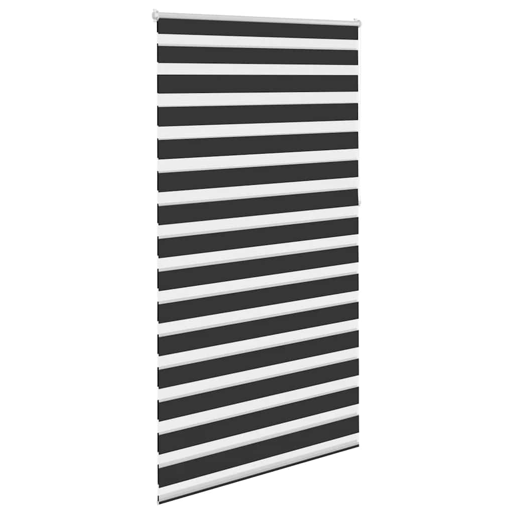Zebra-Rollo 120,9 x 230 cm, Stoffbreite 116,7 cm, schwarz