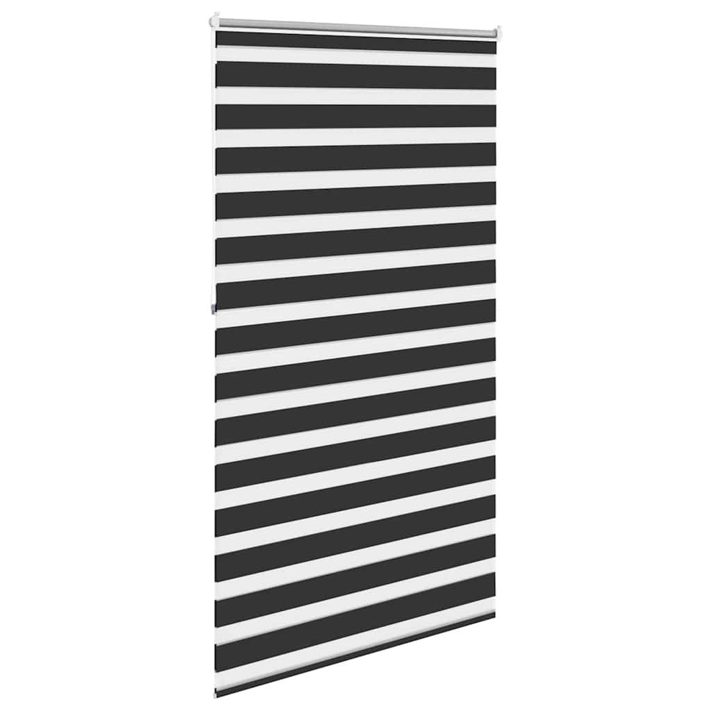 Zebra-Rollo 120,9 x 230 cm, Stoffbreite 116,7 cm, schwarz