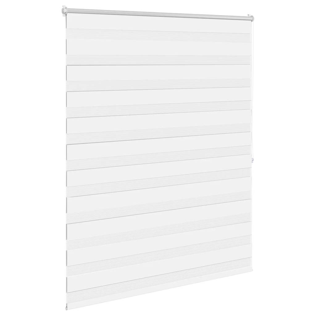 Zebra-Rollo 140,9 x 175 cm, Stoffbreite 136,7 cm, Weiß