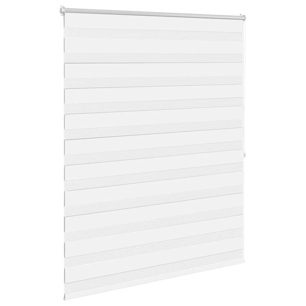 Zebra-Rollo 140,9 x 175 cm, Stoffbreite 136,7 cm, Weiß