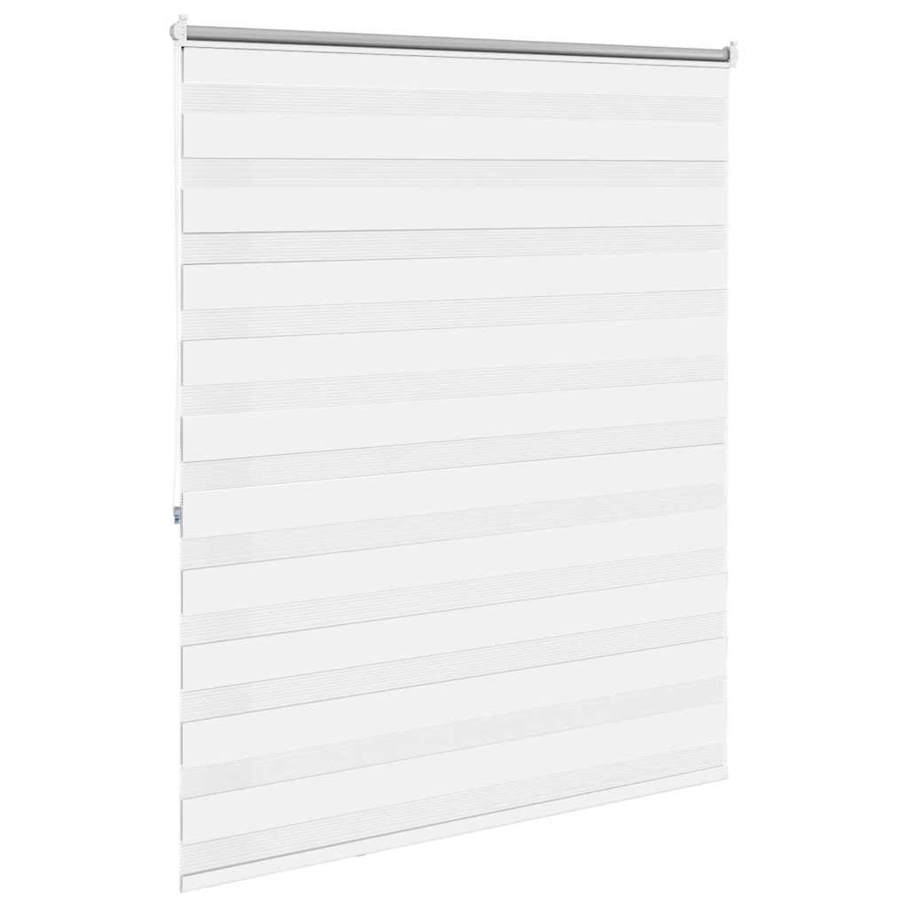 Zebra-Rollo 140,9 x 175 cm, Stoffbreite 136,7 cm, Weiß