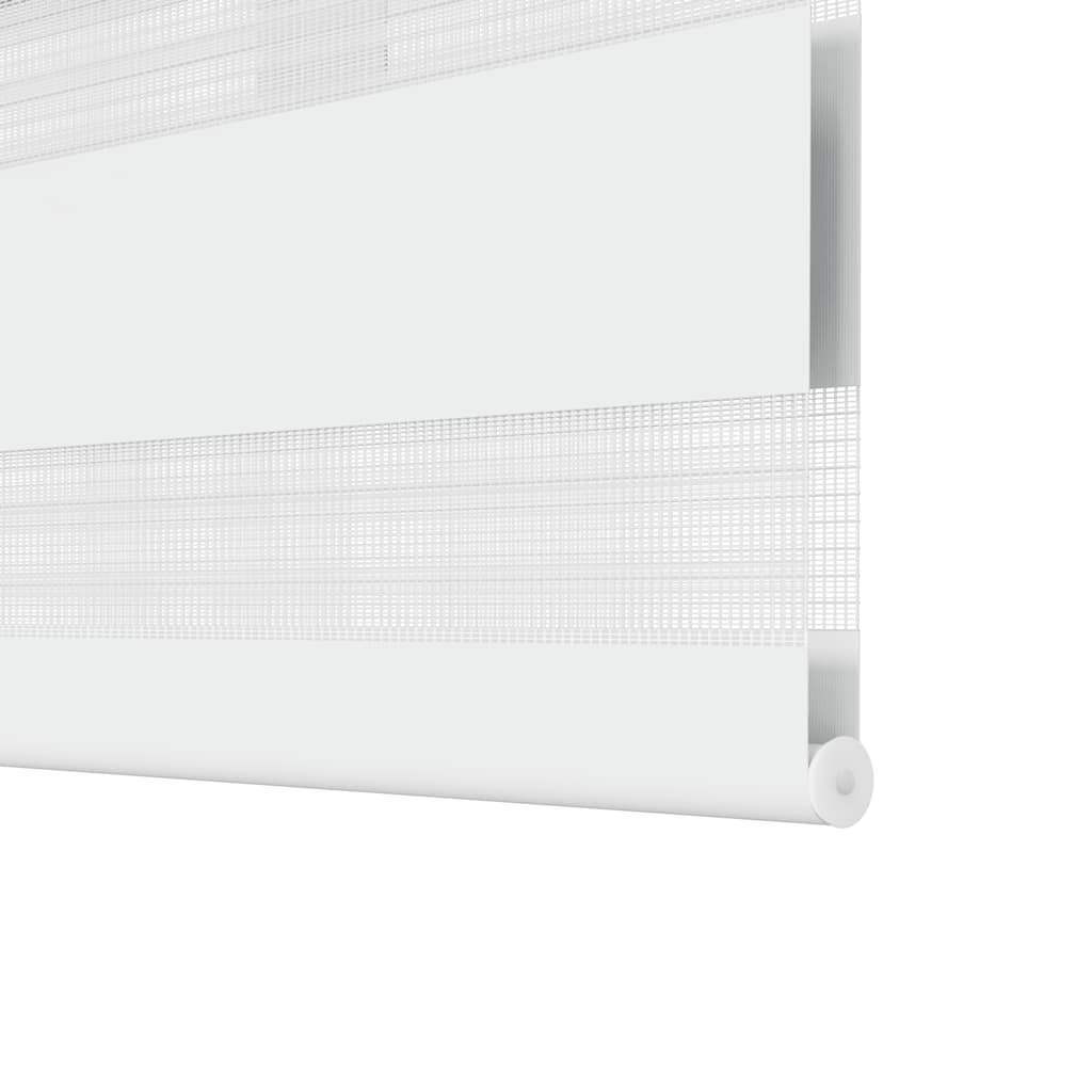 Zebra-Rollo 140,9 x 175 cm, Stoffbreite 136,7 cm, Weiß