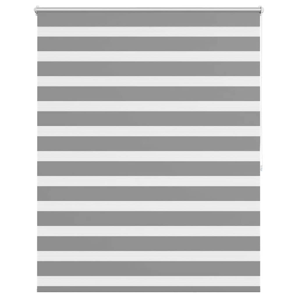 Zebra-Rollo 140,9 x 175 cm, Stoffbreite 136,7 cm, grau