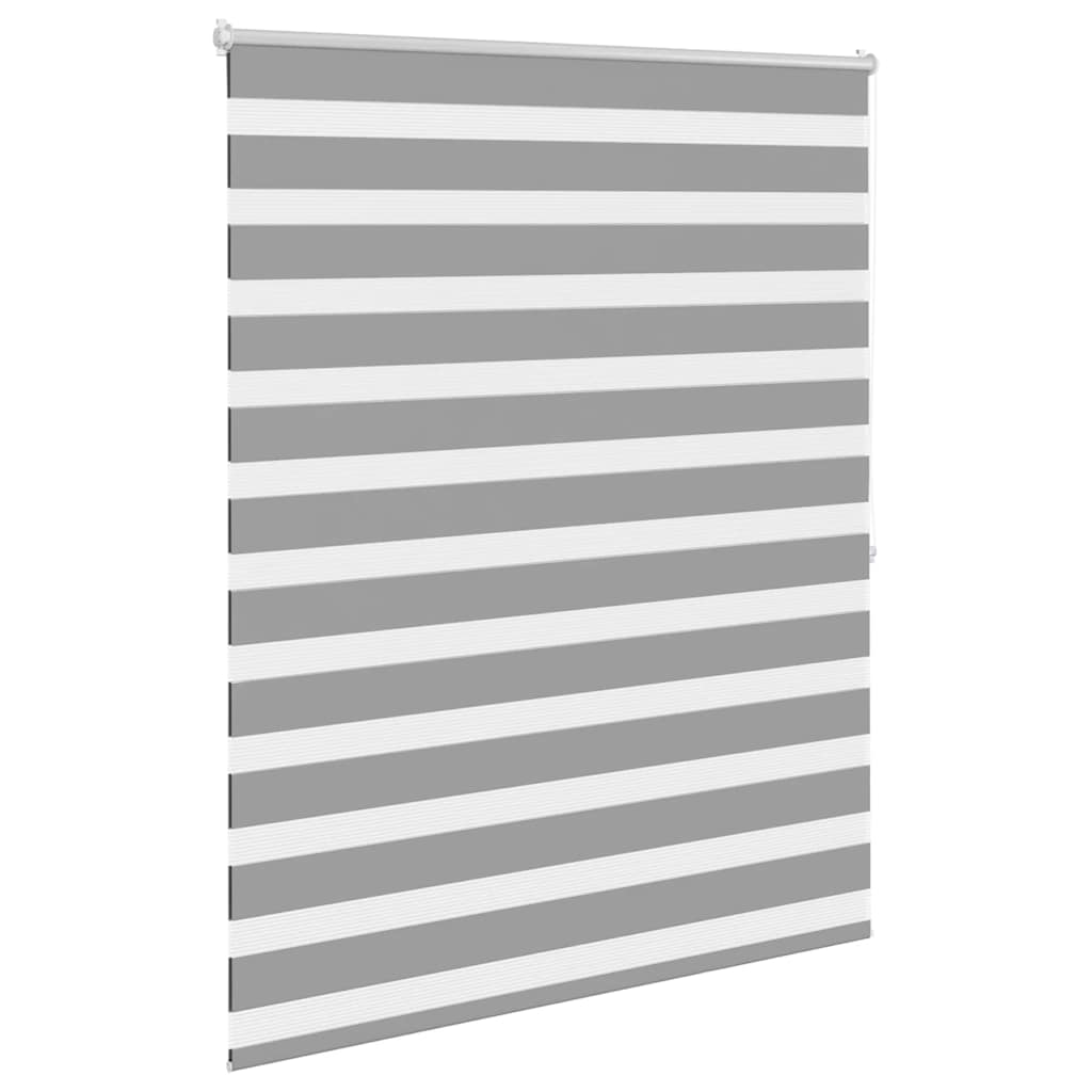 Zebra-Rollo 140,9 x 175 cm, Stoffbreite 136,7 cm, grau