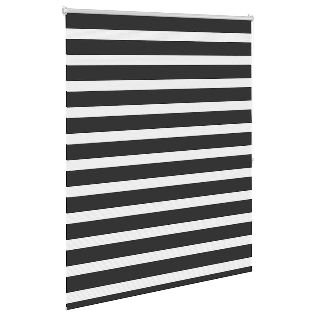 Zebra-Rollo 140,9 x 175 cm, Stoffbreite 136,7 cm, schwarz