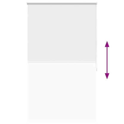 Verdunkelungsrollo 84,4 x 175 cm, Stoffbreite 80 cm, Weiß