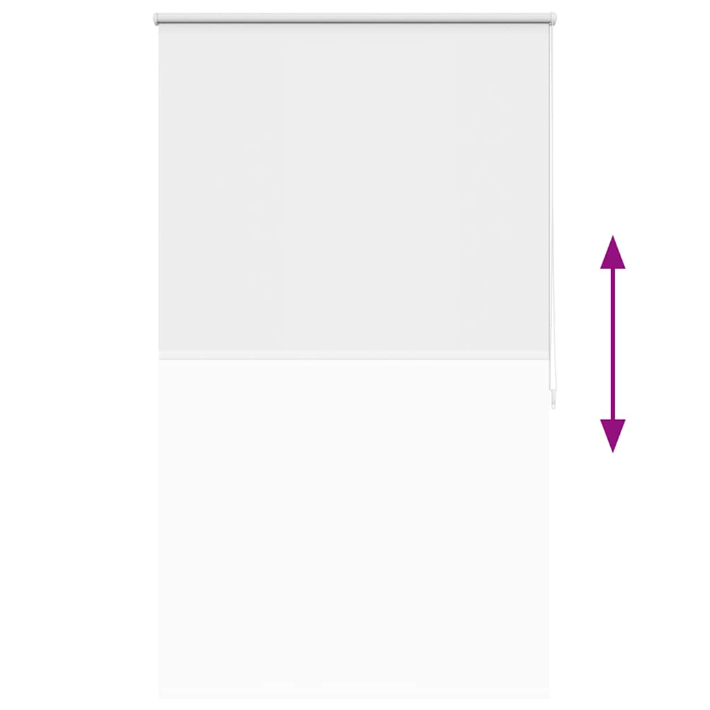 Verdunkelungsrollo 84,4 x 175 cm, Stoffbreite 80 cm, Weiß