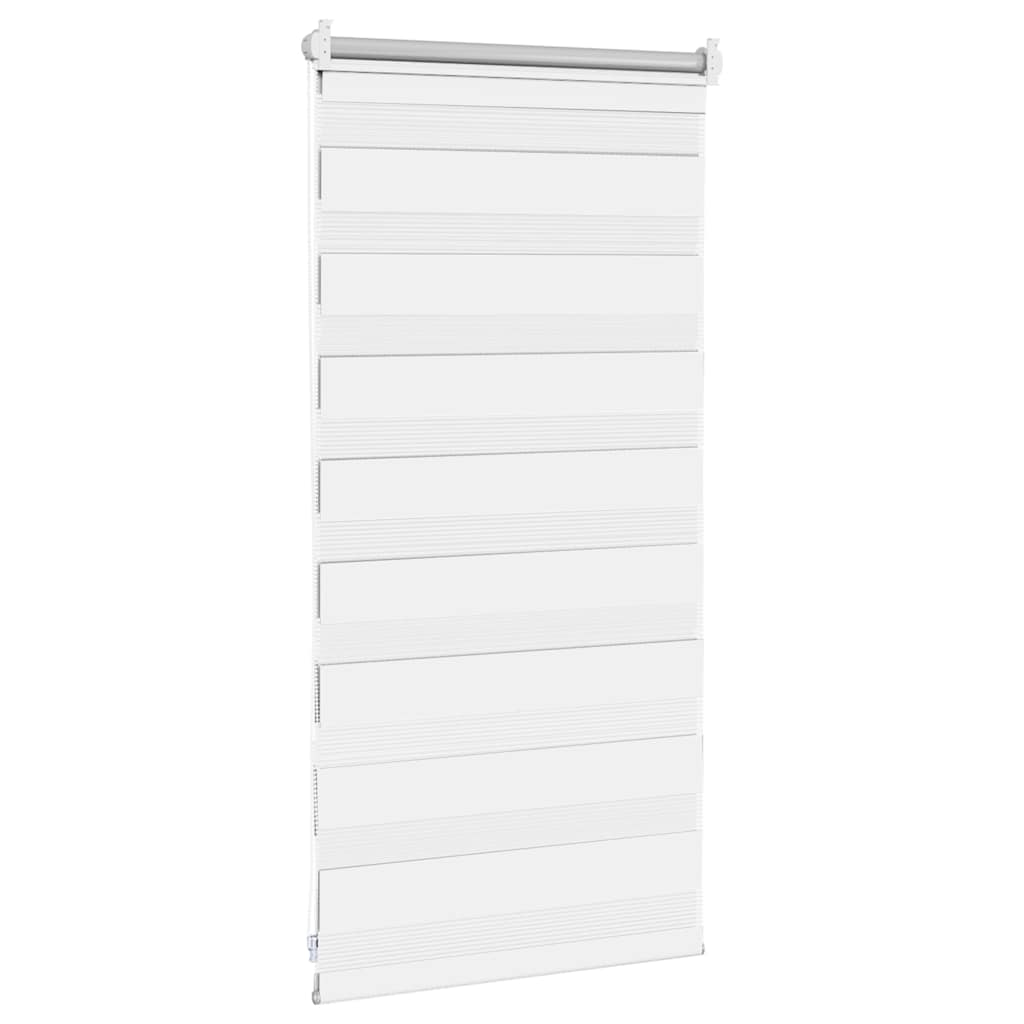Zebra-Rollo 40,9 x 100 cm, Stoffbreite 36,7 cm, Weiß