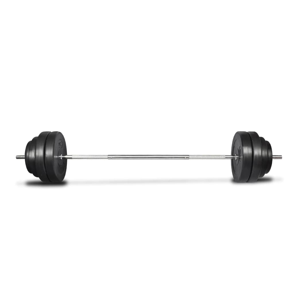 Haltère avec jeu de poids 60 kg