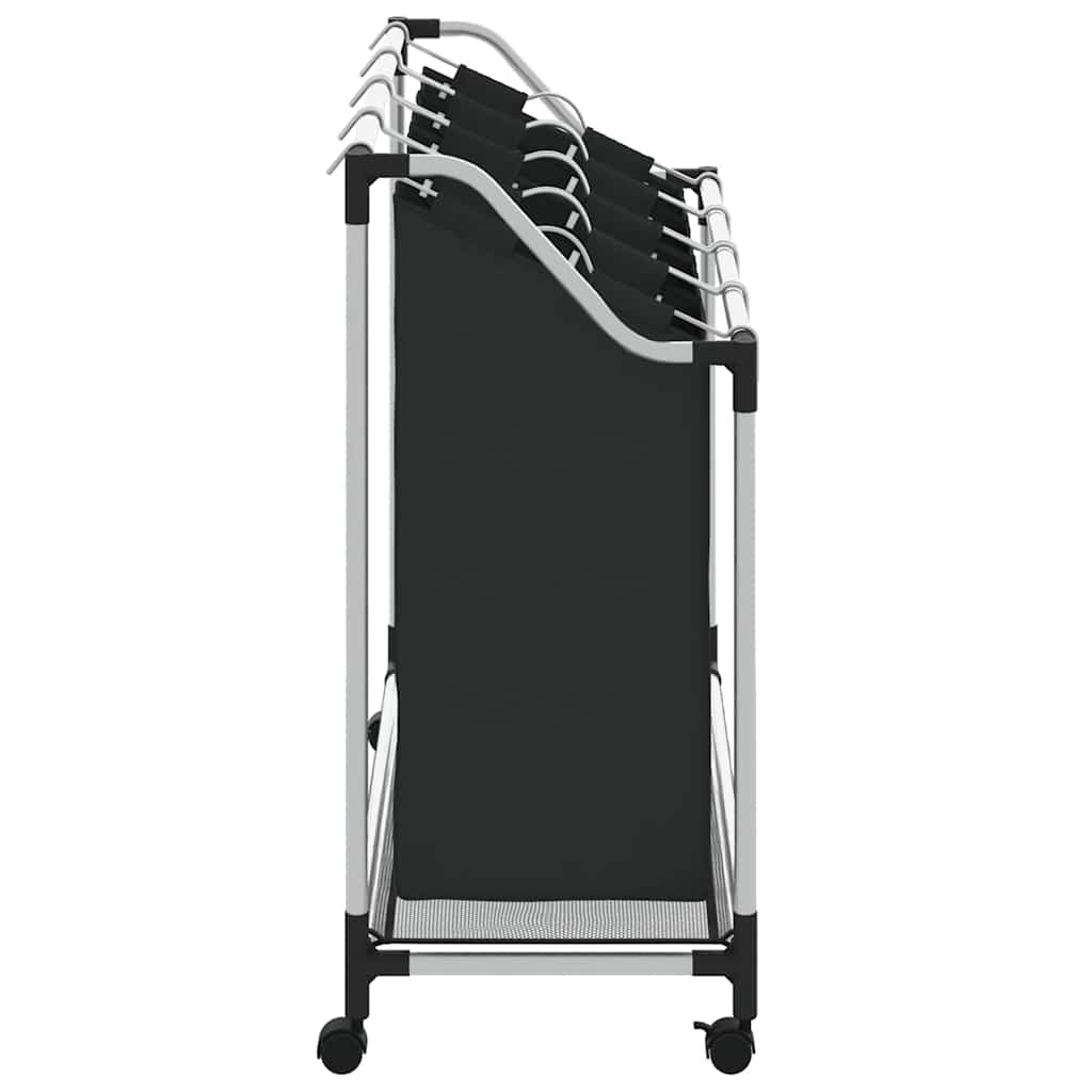 4 Fächer Schwarz Wäschesortierer