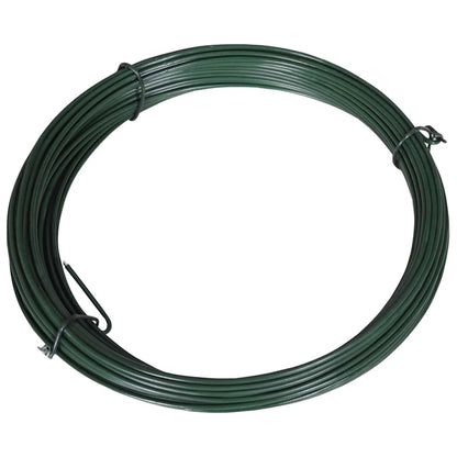 Zaun-Bindedraht 25 m 1,4/2 mm Stahl Grün