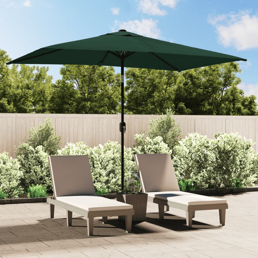 Parasol 200 x 300 cm vert rectangulaire