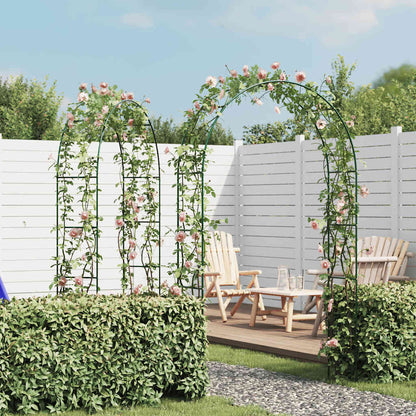 2x Garten Rosenbogen Torbogen Rankgitter Rosensäule