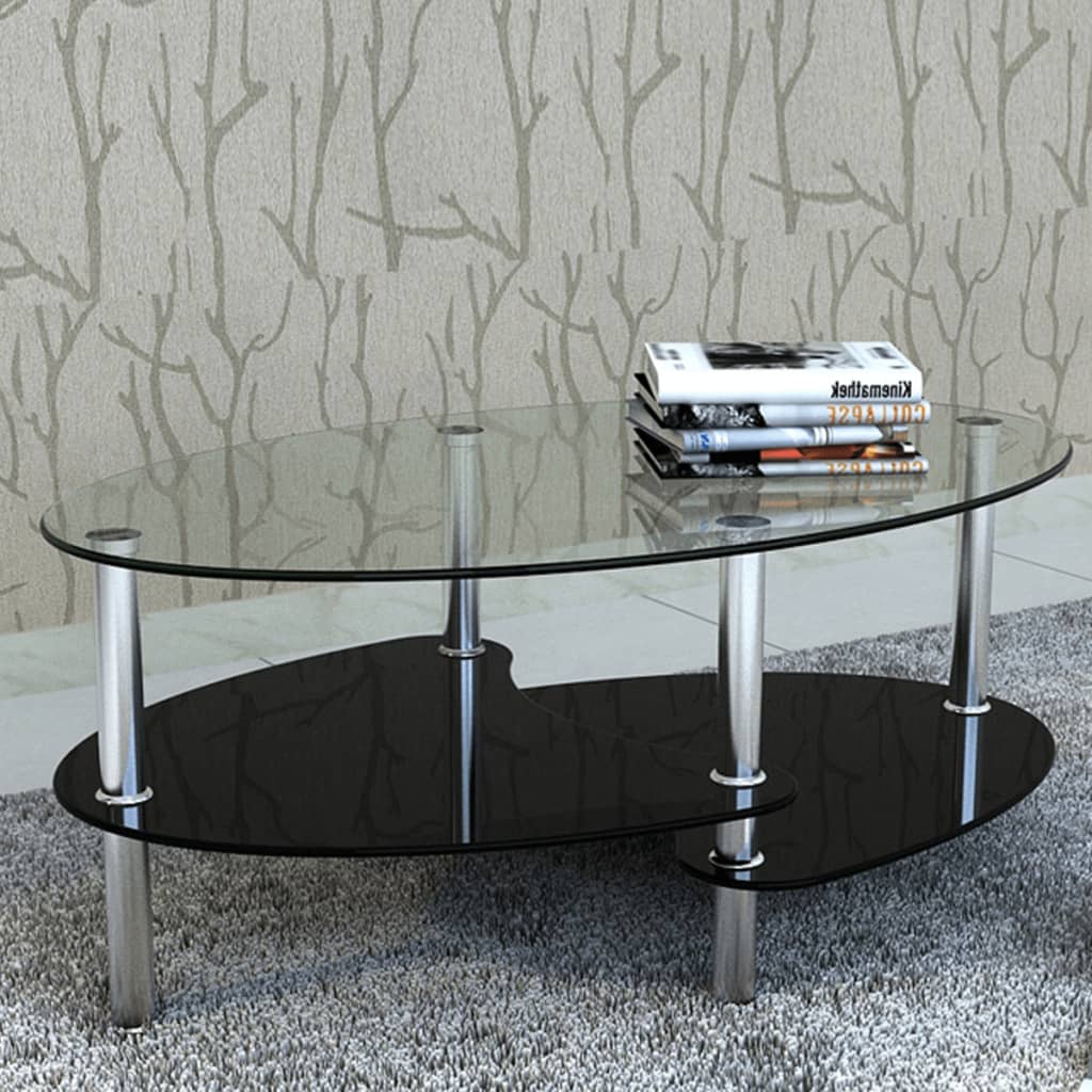 Table basse au design exclusif noire