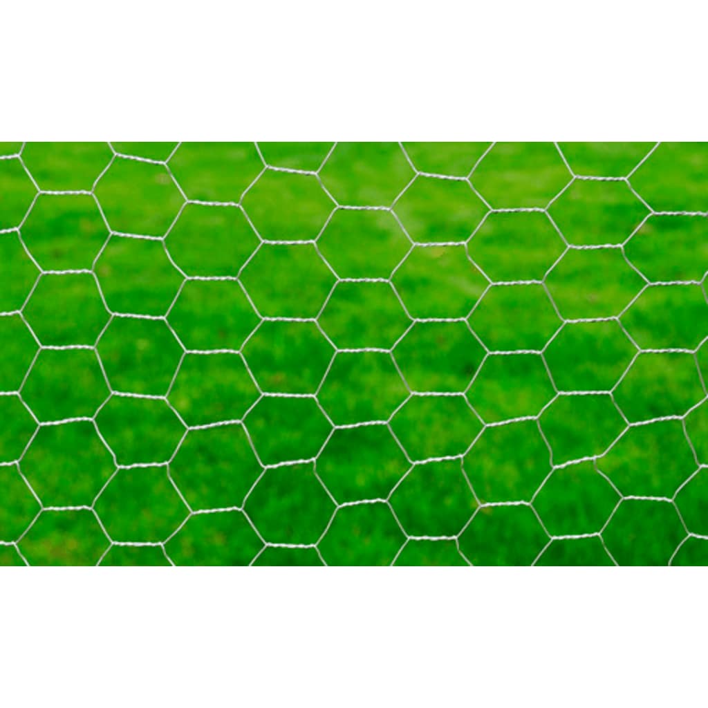 Maschendraht Verzinkter Stahl 25x0,75 m Silbern
