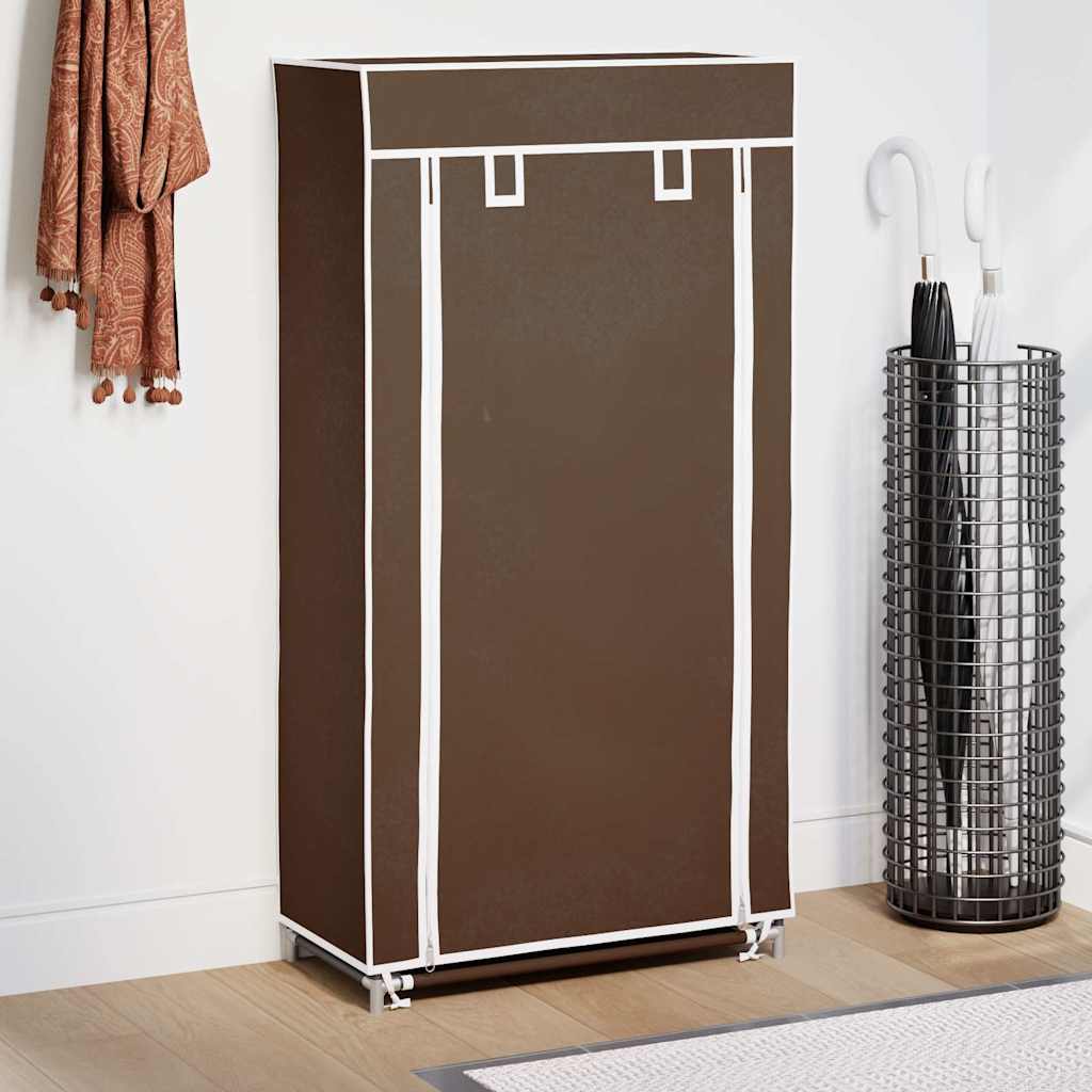 Schuhschrank Schuhregal Schuhablage 5 Schicht 58 x 28 x 106 cm Braun