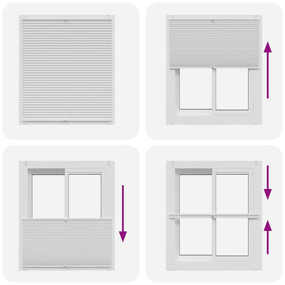 Plissee Faltrollo Rollo Plisseerollo 100x150cm Weiß