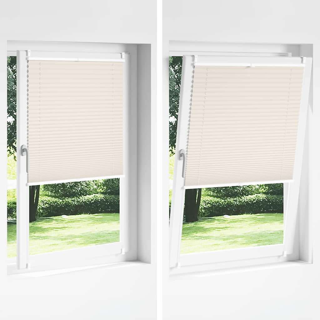 Plissee Faltrollo Rollo Plisseerollo 110x100cm Creme