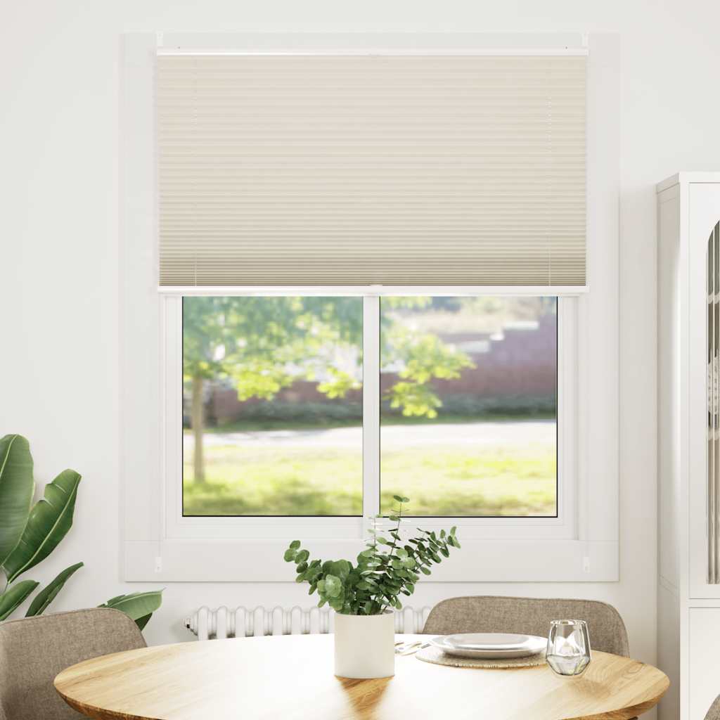 Plissee Faltrollo Rollo Plisseerollo 110x100cm Creme