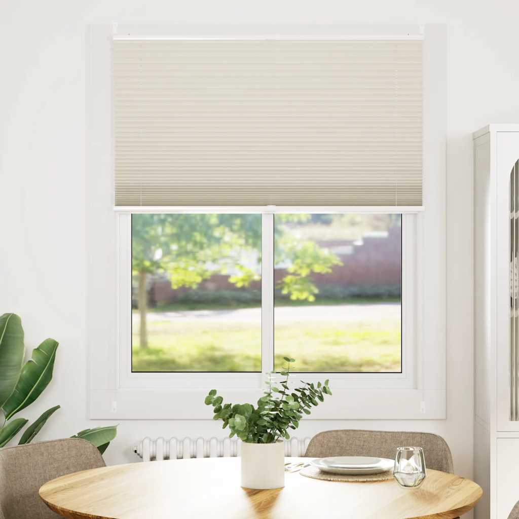 Plissee Faltrollo Rollo Plisseerollo 110x150cm Creme
