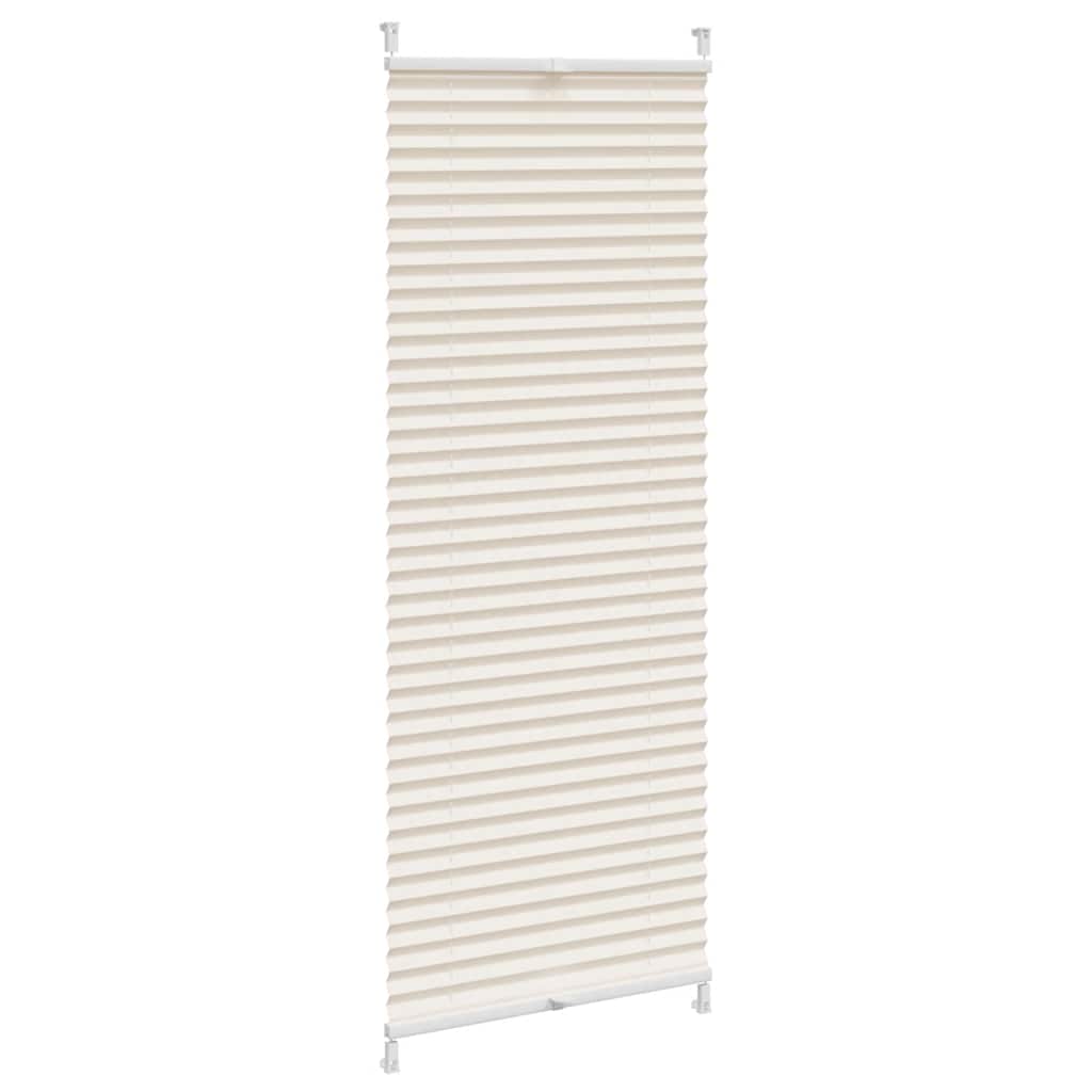 Plissee Faltrollo Rollo Plisseerollo 40x125cm Creme