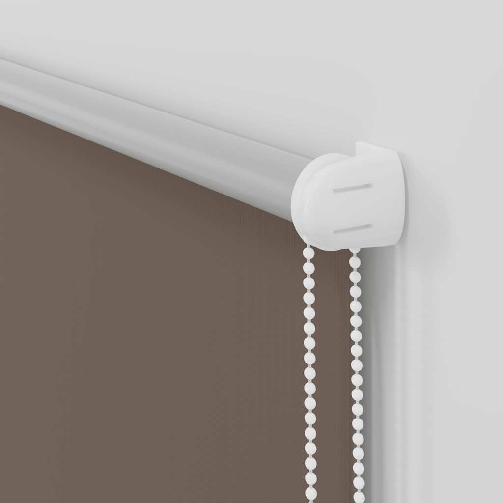 Verdunkelungsrollo 44,4 x 100 cm, Stoffbreite 40 cm, Kaffeebraun