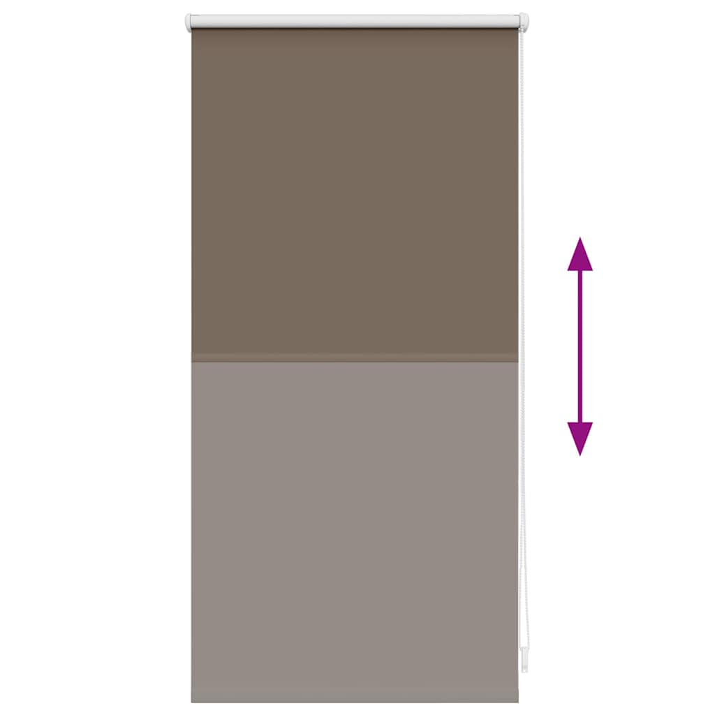 Verdunkelungsrollo 44,4 x 100 cm, Stoffbreite 40 cm, Kaffeebraun