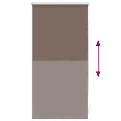 Verdunkelungsrollo 44,4 x 100 cm, Stoffbreite 40 cm, Kaffeebraun