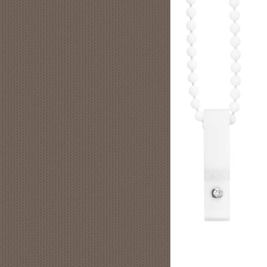 Verdunkelungsrollo 44,4 x 100 cm, Stoffbreite 40 cm, Kaffeebraun