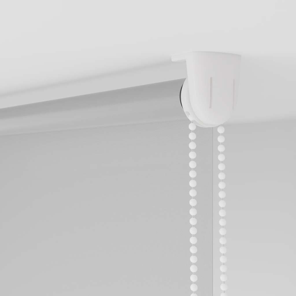 Verdunkelungsrollo 44,4 x 100 cm, Stoffbreite 40 cm, Grau