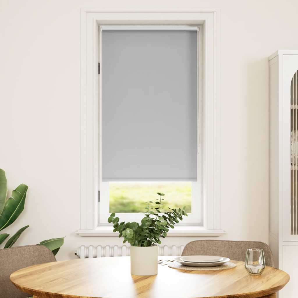 Verdunkelungsrollo 44,4 x 100 cm, Stoffbreite 40 cm, Grau