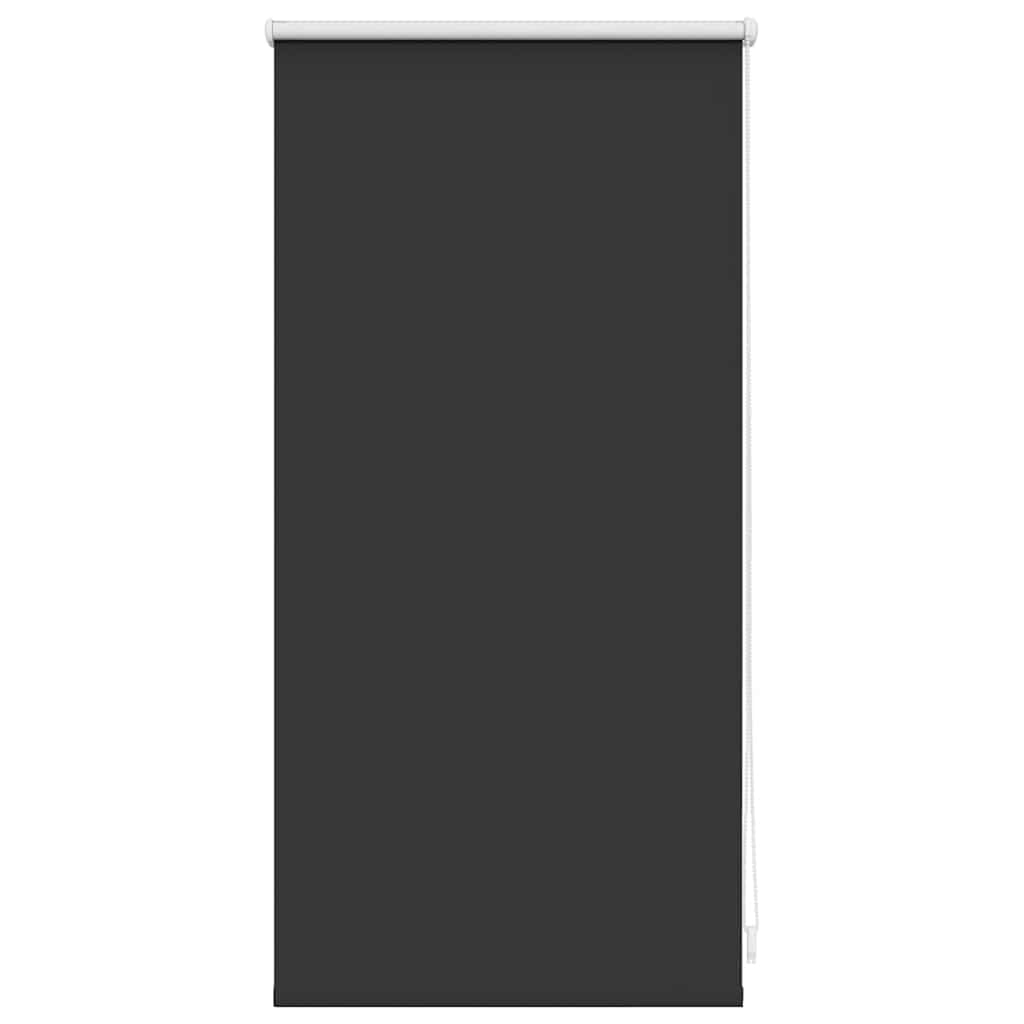 Verdunkelungsrollo 44,4 x 100 cm, Stoffbreite 40 cm, Schwarz